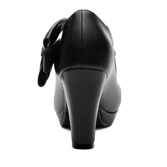 NWOB***ODETINE/Platform Block High Heel Bow Mary Janes Ankle Strap/ SIZE 40/9 - Picture 2 of 9